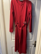 Lovely Red Dress By Zara Size
