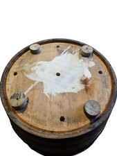 GENUINE OAK HALF WHISKY BARREL
