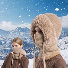 Womens Winter 3-in-1 Hat with