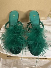 ZARA VELVET HEELED SANDALS