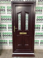 USED UPVC FRONT DOOR BROWN