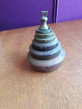 Antique Parnall & Sons Of Bristol Set Of 7 Imperial Balance Scale Weights Gc