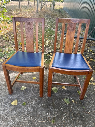Blue seat dining chairs 2 - x,