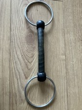 Loose Ring Hard Rubber Snaffle Bit 5.5 Inches