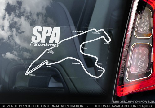 Spa car window sticker - spa,
