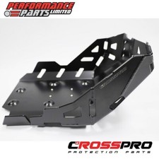 Aprilia Tuareg 660 2022 CrossPro Gloss Black Aluminium Engine Bash Plate Guard