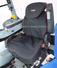 Case Tractor Waterproof Tough Tailored Black Logo Seat Covers Puma CNH Grammer