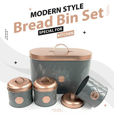 New Stylish 4Pc Copper Grey