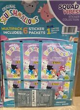 Panini Squishmallows Squad Vibes Multipack - 6 Stickers packets +LE Card