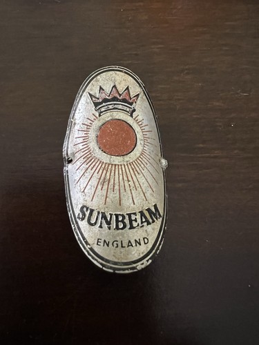 Vintage sunbeam headbadge - vintage,
