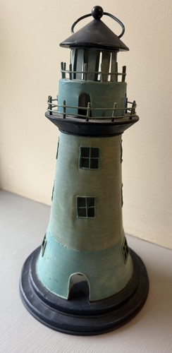Vintage metal lighthouse tea - vintage,