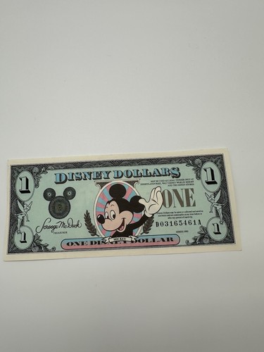 1990 disney dollars bill - dollars,