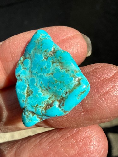 Flat crystal turquoise - flat,