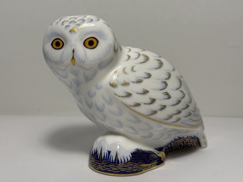 Royal crown derby snowy - snowy, owl