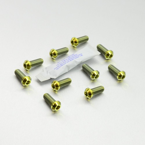 Titanium disc bolts - bolts, gold