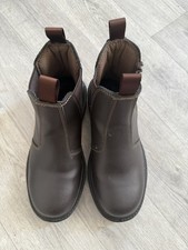 Grafters Grinder M808 Mens Industrial Work Safety Boots Brown Leather