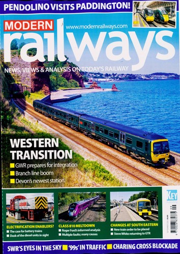 Modern railways magazine - railways,