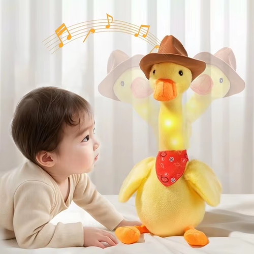 Dancing talking duck toy - talking,