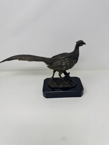 Pheasant bronze sculpture - pheasant,