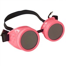 Pink cyber goggles - cyber, steampunk