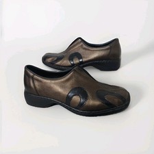 Rieker Antistress Elasticated Brown Bronze colour Shoes Ladies Size 3.5 Uk EU 36