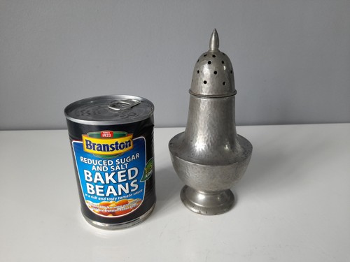 1920 pewter civic sugar - pewter,