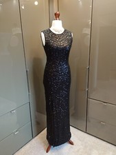 Quiz Black Sequin Long Dress