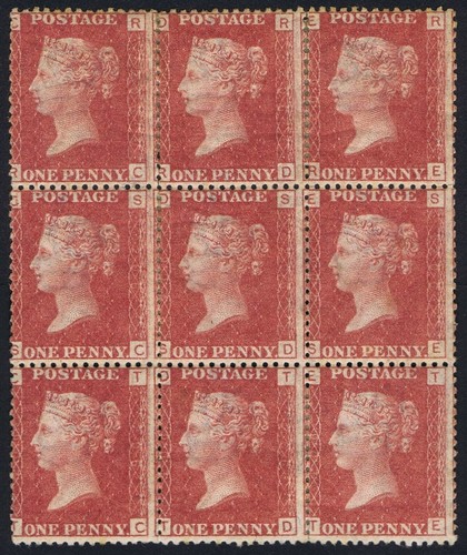 1864 red plate - 1864,