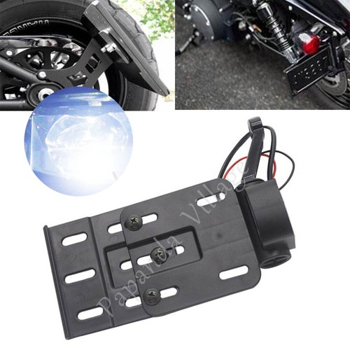 Side mount black license plate - license,