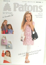 Patons Girls Bags & Garments Knit and Crochet Smoothie DK pattern book