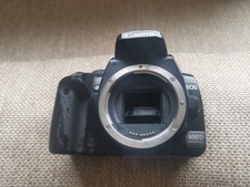 Canon 400D Digital Camera Body Black with battery charger and 2 batteries.