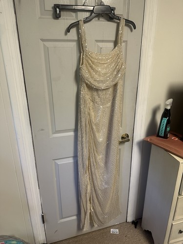Gold sequence dress size xl - gold, l/xl