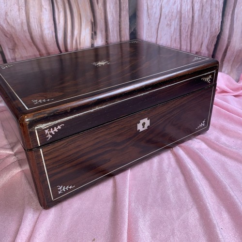 Antique rosewood and mother - rosewood,