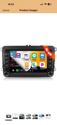 Car stereo for inch double - car,