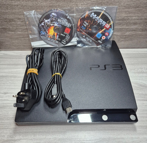 Playstation black slim - playstation, 3