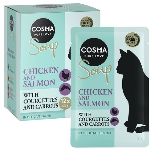 24x40g chicken salmon - 24x40g, chicken,