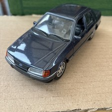 Schabak 1/25 Scale Model Ford Sierra 2.0 Ghia Burgundy Ford Dealership Model