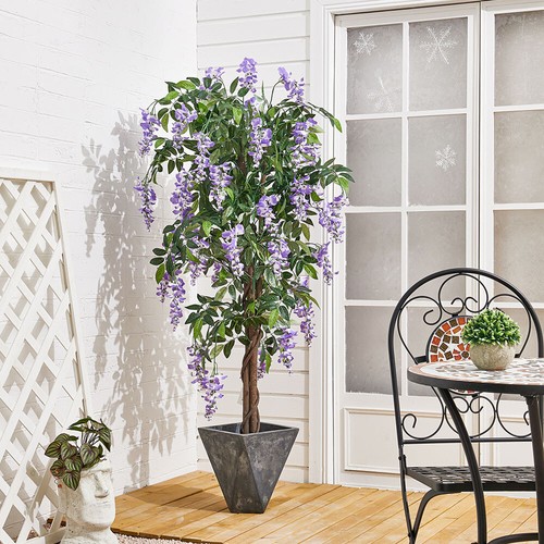 Purple artificial wisteria - artificial,