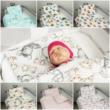 2pc BEDDING SET compatible with bedside crib JOIE ROOMIE GLIDE jungle