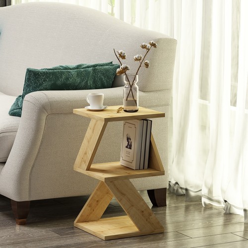 Zigzag side table - with, 7