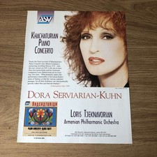 GRAM27 MAGAZINE ADVERT 11X8 DORA SERVIARIAN-KUHN PLAYS KHACHATURIAN