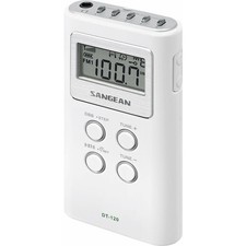 Sangean DT120W White Radio