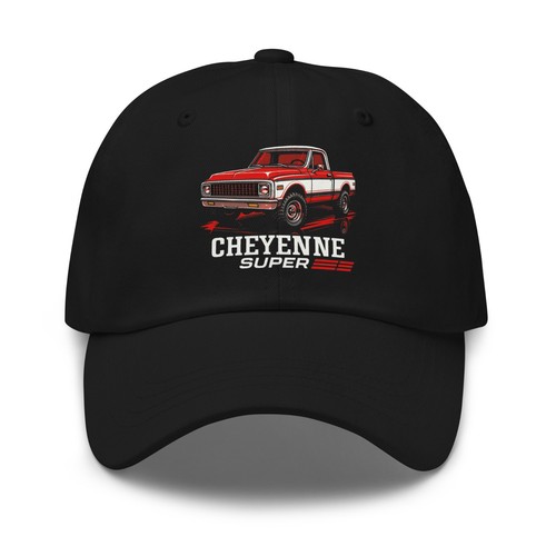 Red chevy cheyenne - red, super