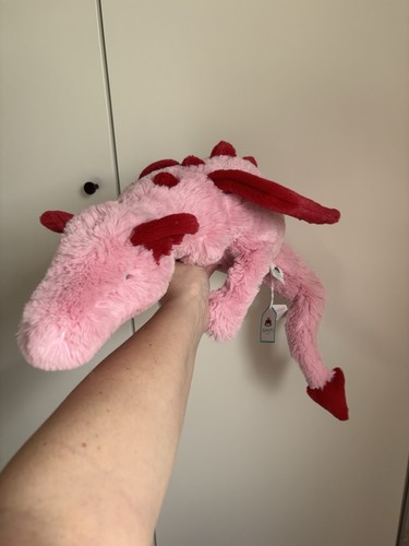 Jellycat heart dragon large - jellycat,