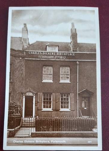 Rppc charles dickens - rppc,
