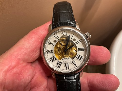 Rotary swiss made skeleton - made,
