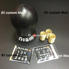 Nismo Black Resin 5/6 Speed Gear Stick Shift Knob Shifter Lever