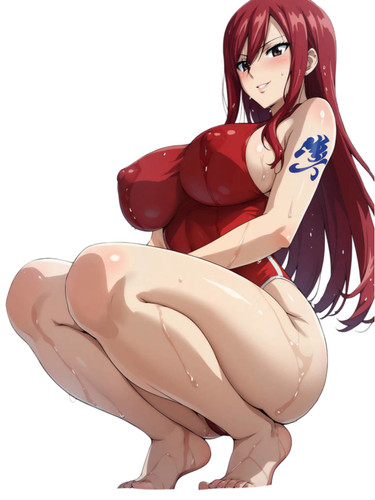 Erza scarlet fairy tail waifu - scarlet,