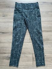 White Stuff Women’s Blue Patterned Gym Leggings Size 12