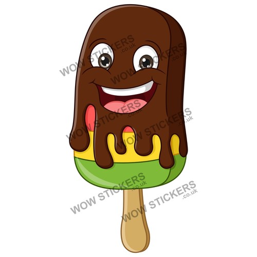 Ice cream van - character, fruit